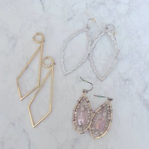 Earring set of 3 pair